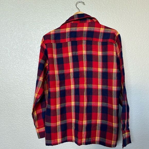 Vintage Woodland Red Button Down Shirt - Picture 2 of 4